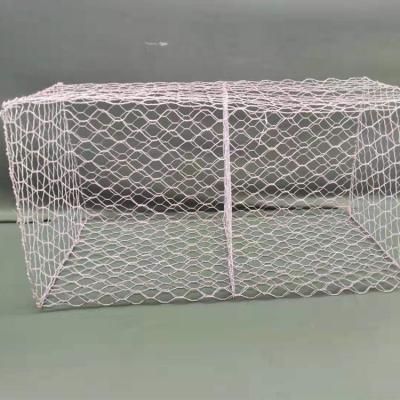 China Anticorrosive 2.0mm Hexagonal Gabion Cage Galvanized Woven for sale