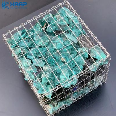 China 5x5cm Hot Dip Galvanized 4mm Welded Gabion Cage for sale