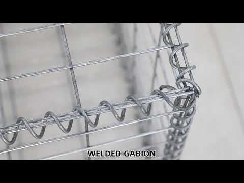 Galvanized welded gabion basket