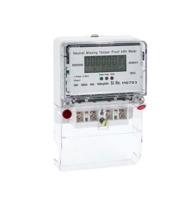 China Favorable Electronic Energy Meter DDS5558 Electric Watt Hour Meter for sale
