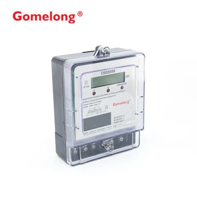 China SGS Approved Electrical Three Phase Meter DSS5558 208V 60HZ Medidor for sale