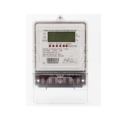 China Active Reactive Electronic Energy Meter Two Phase Electronic Watt Hour Meter for sale