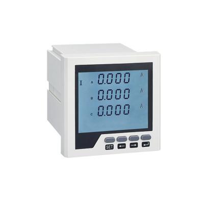China Three Phase LCD Digital Power Meter Rs485 Current Voltage Frequency Meter for sale