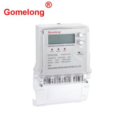 China 3 Phase Wireless Energy Meters Four Wire Multi Tariff Digital Smart Meter for sale