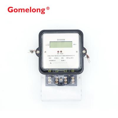 China Polycarbonate material Single phase mechanical electricity meter for sale