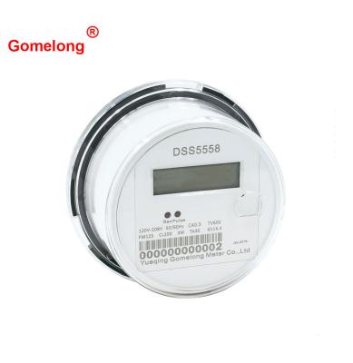 China 12S 16S Socket Energy Meter Ansi Round Three Phase Energy Meter for sale