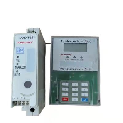 China Single Phase Din Rail KWH Meter Split Keypad Prepayment Electronic for sale