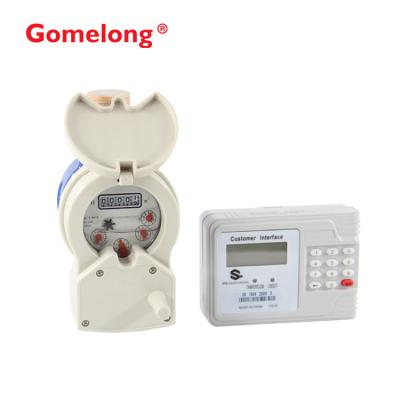 China Electronic Valve Sts Prepaid Water Meter Remote Reading With Keypad for sale