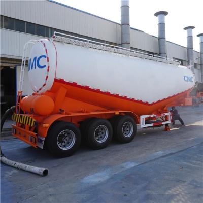 China Low Density CIMC Enclosed 115m3 Bulk Cement Tanker Trailer for sale
