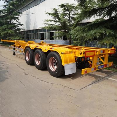 China 40 Feet Cargo Intermodal 12400mm Container Trailer Chassis for sale