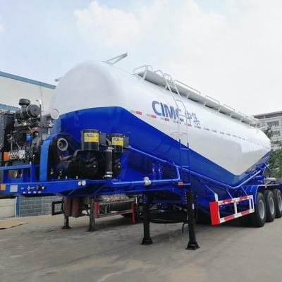 中国 アルミ合金50T 30cbmの乾燥したバルク タンカーのトレーラー 販売のため