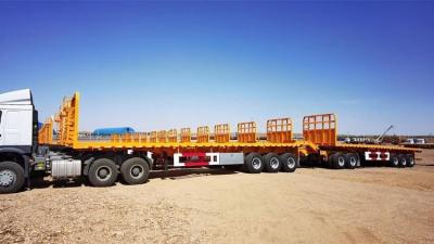 China 40ft Container Interlink Flatbed Trailer for Sale in Zimbabwe for sale