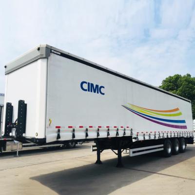 China 50T 40ft Curtain Side Semi Trailer With Mechanical Suspension for sale