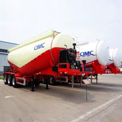 China Pneumatic 3 Axle 50T Cement Bulk Tanker Trailer With Welded Beam for sale