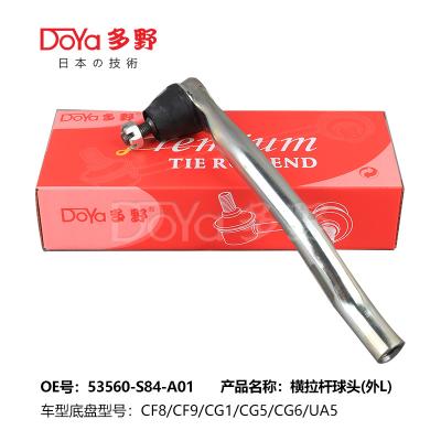 China Adjustable 1-2 Inches Neutral Carton Bolt on Tie Rod End with Grease Fitting 53560-S84-A01 for sale