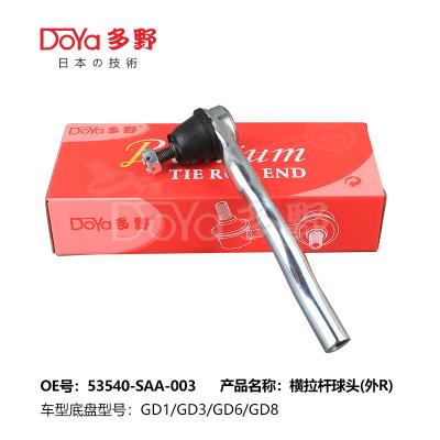 China TIE ROD END 53540-SAA-003 for Hyundai Kia Bolt On Control / Movement Solution for sale