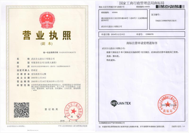 Verified China supplier - JINGZHOU HONGWANLE GARMENTS CO., LTD,