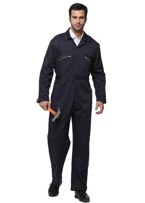 China Industrial Uniforms Mens Work Overalls With Multi Functional Pockets 65% P 35% C for sale