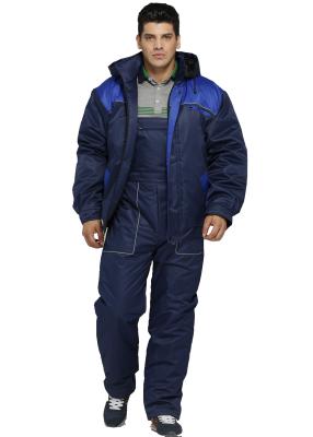 China Waterproof Safety Warm Winter Work Jackets And Bib Pants With Multi Pockets for sale