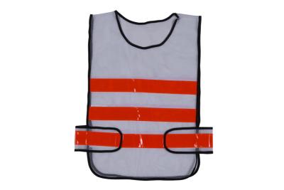 China Motocycling / Running Mesh Safety Vest With Pockets , Class 2 High Visibility Vest   for sale