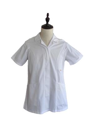 China Anti Fray Medical Work Uniforms Nursing Scrub Tops With Button Fastening for sale