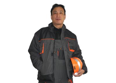 China Classic Short Warm Winter Work Wear , Windproof Heavy Duty Winter Work Coats  for sale