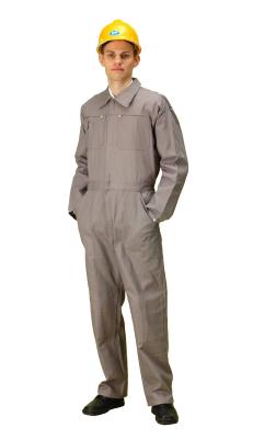 China Heavy Duty Professional Work Uniforms / Flame Resistant Coveralls With Brass Zipper for sale