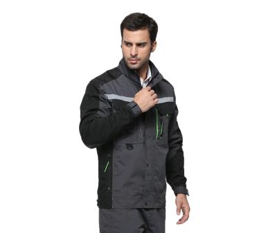 China Practical Work Safety Jackets / Waterproof Workwear Jackets With Stand Up Collar for sale