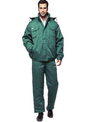 China Outdoor Winter Workwear Clothing / Winter Construction Work Clothes With Padding Hood for sale