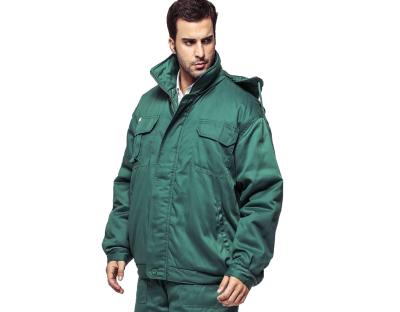 China Tear Resistance Winter Workwear Jacket Waterproof Winter Work Jacket With Storm Pocket for sale