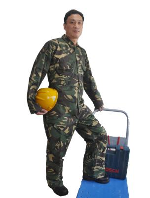 China Camouflage Printing Lightweight Work Coveralls / Mens Workwear Clothing  for sale