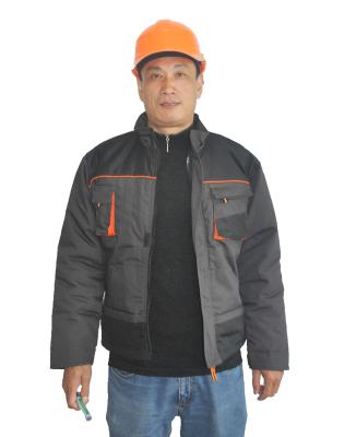 China Classic Waterproof Winter Work Jacket , Construction Winter Jacket With Multi Pockets for sale