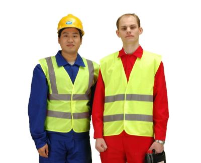 China El alto trabajo de la visibilidad del EN 20471 uniforma el chaleco reflexivo estático anti de la seguridad en venta
