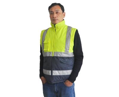 China Bomber Winter Short Hi Vis Waterproof Jacket Functional With Interior Pockets for sale
