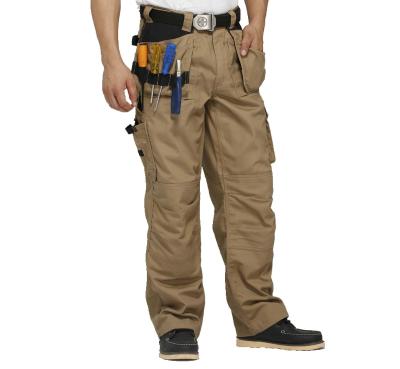 China Cordura Reinforcement Heavy Duty Canvas Work Pants Anti Rubbing With Multi Pocket for sale