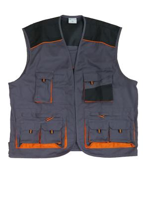 China NEW Classic Work Vest With T/C 6535 And 600D Oxford Fabric for sale