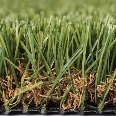 China Outdoor PP PE Landscaping Artificial Green Grass 25mm / 30mm 17000 Dtex for sale