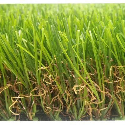 China 25mm PE PP Landscaping Artificial Turf Lawn For Grass Front Garden for sale