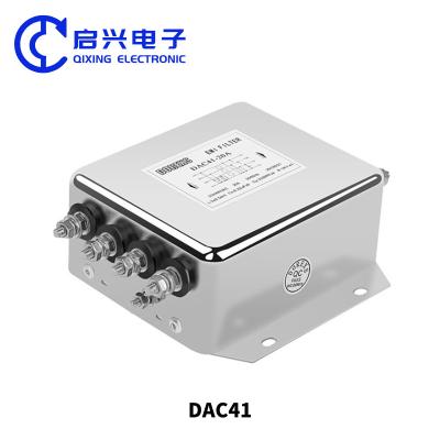 Chine DAC41 Filtre EMI bruyant à haute performance pour onduleur EMI EMC à 3 phases Filtre à faible débit à vendre