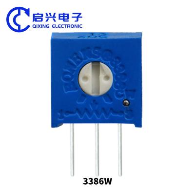 China 3386 Series Single Turn Potentiometer 10k Ohms Withstand Voltage 500V for sale