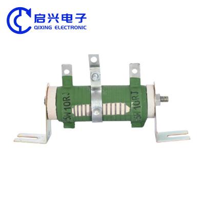 China Adjustable Wirewound Resistors 5w 10rj High Power Ceramic Resistor for sale