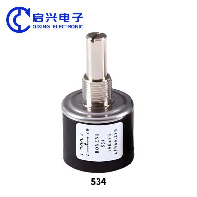 China 534-1-1 Potenciômetro de precisão multi-torno 2W 1K 2K 5K à venda