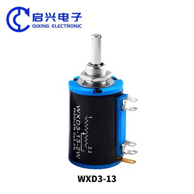 Китай WXD3 WXD3-13 2W многоразовый поворот Wirewound Potentiometer Ротационный переключатель 10 поводов 5k 10k 100k продается