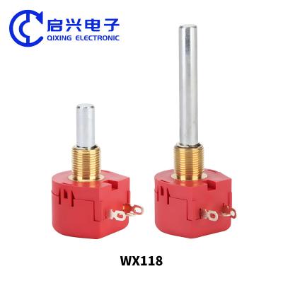 Китай WX118 Углеродный пленка Wirewound потенциометр один поворот 1K 2K 5K продается