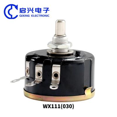 China WX111 WX030 Single Turn Wire Wound Potentiometer 3W Adjustable Resistor for sale