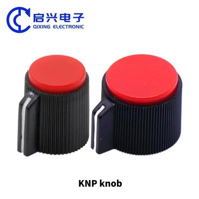 중국 바켈라이트 플라스틱 포텐티오미터 손잡이 6mm KNP-20 회전 제어 손잡이 판매용