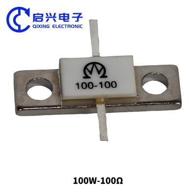 China RIG High Power RF Resistor 100watt 100ohm Flange Resistor for sale