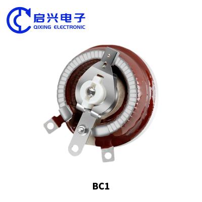 China BC1 Disc Adjustable Resistance Wire Wound Ceramic Disk Resistor 100w for sale