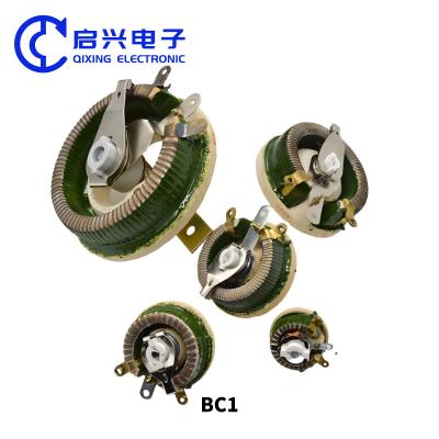 China 50W 10R 20R 30R Variable Resistor BC1 Line Wound Porcelain Disk Resistor for sale