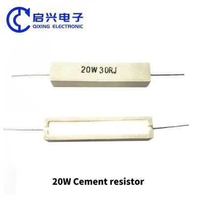 China Goldeleway Wholesale Ceramic Resistor 5W 0.01R 0.015R 0.2R 0.22R 0.33R 0.5R Cement Resistor for sale
